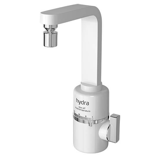 Torneira Hydra Multitemperatura Slim 4T Branca 127V