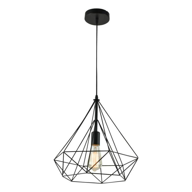Pendente Tetra Plus Preto Ø375x380mm