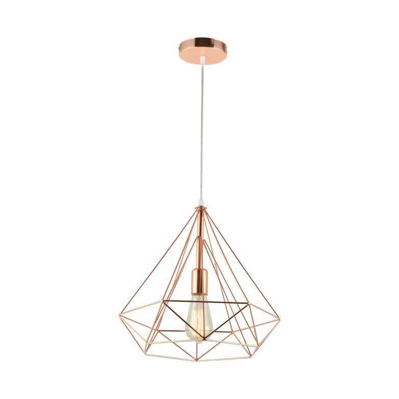 Pendente Tetra Plus Cobre Ø375x380mm